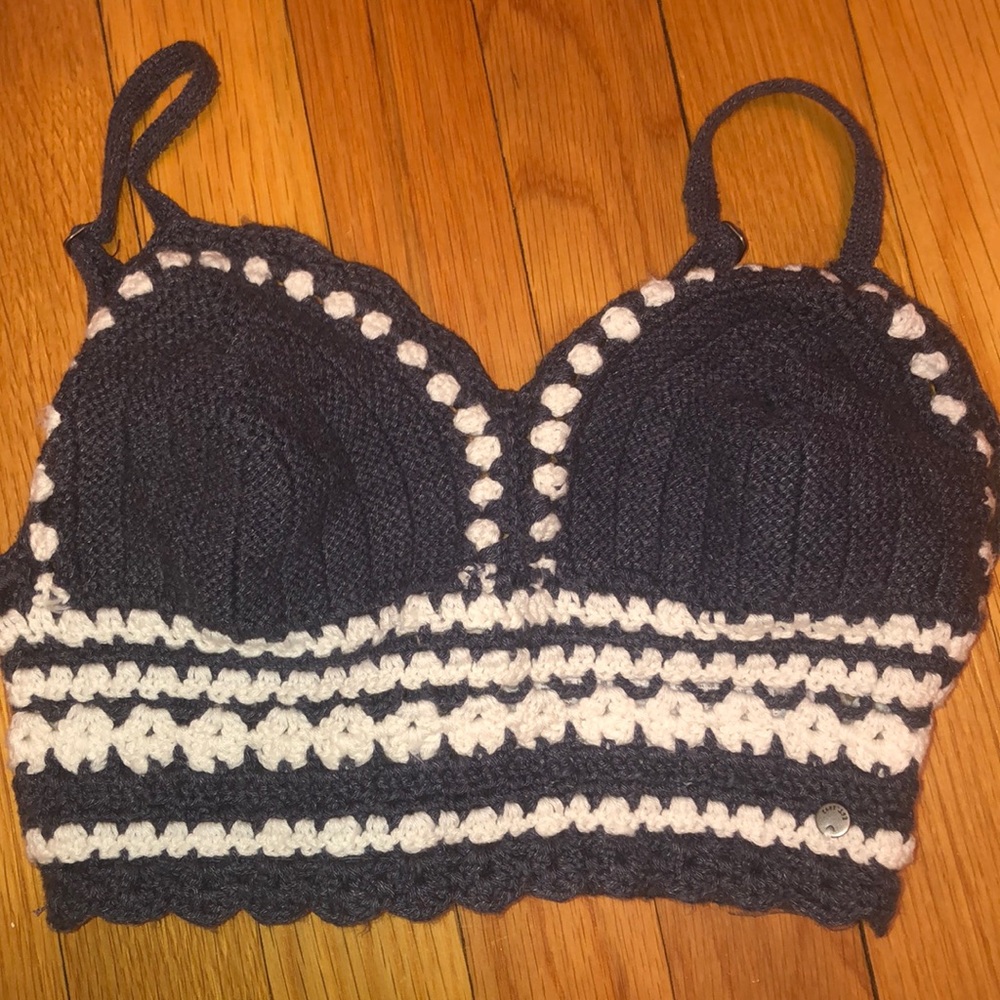 Abercrombie Crochet Crop Top